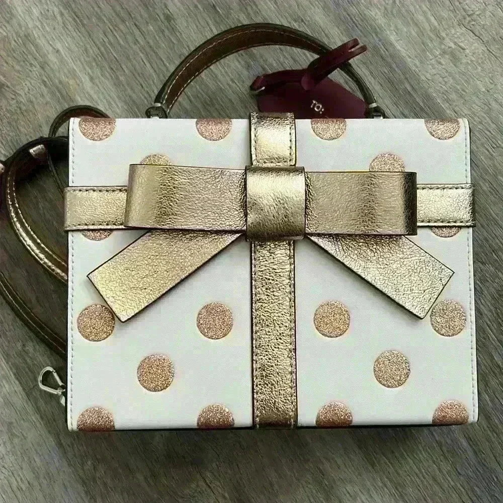 kate spade Wrapping Party Dot Gift Box Crossbody Bag
